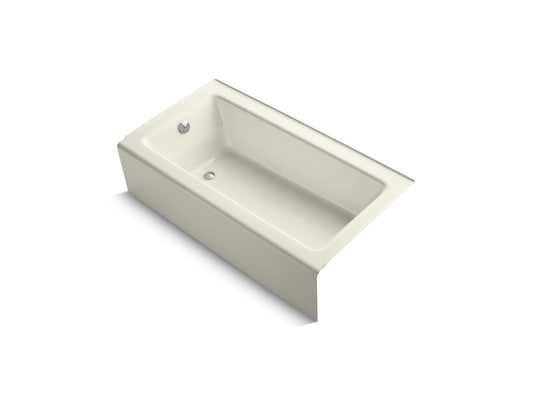 KOHLER K-875-96 Bellwether 60" X 32" Alcove Bath, Left Drain In Biscuit