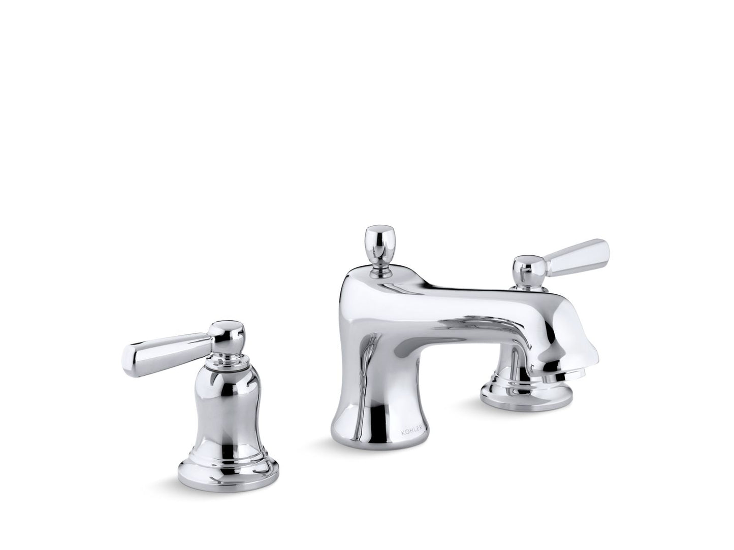 KOHLER K-T10585-4-CP Bancroft Deck-Mount Bath Faucet Trim In Polished Chrome