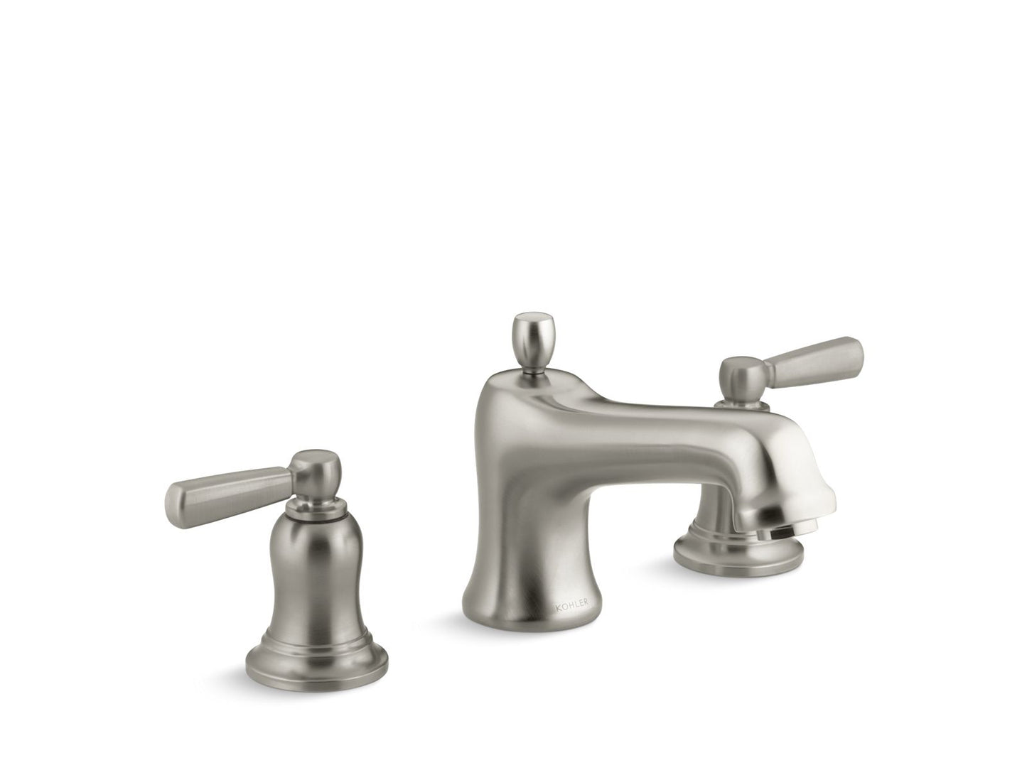 KOHLER K-T10592-4-BN Bancroft Deck-Mount Bath Faucet Trim With Diverter In Vibrant Brushed Nickel