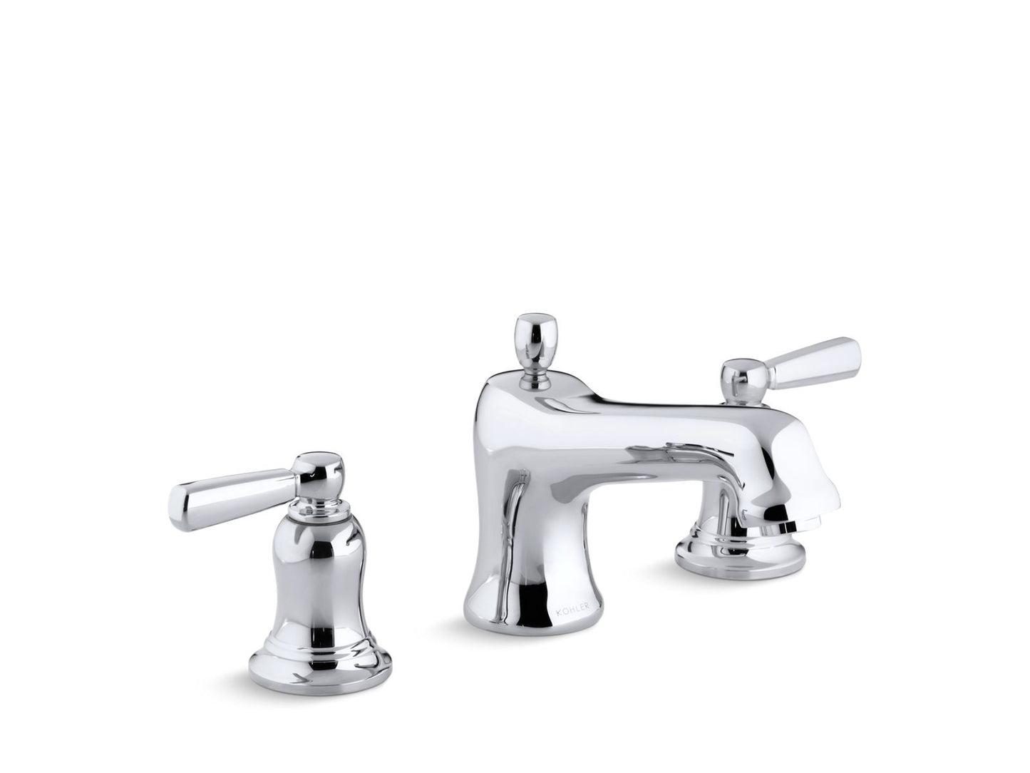 KOHLER K-T10592-4-CP Bancroft Deck-Mount Bath Faucet Trim With Diverter In Polished Chrome