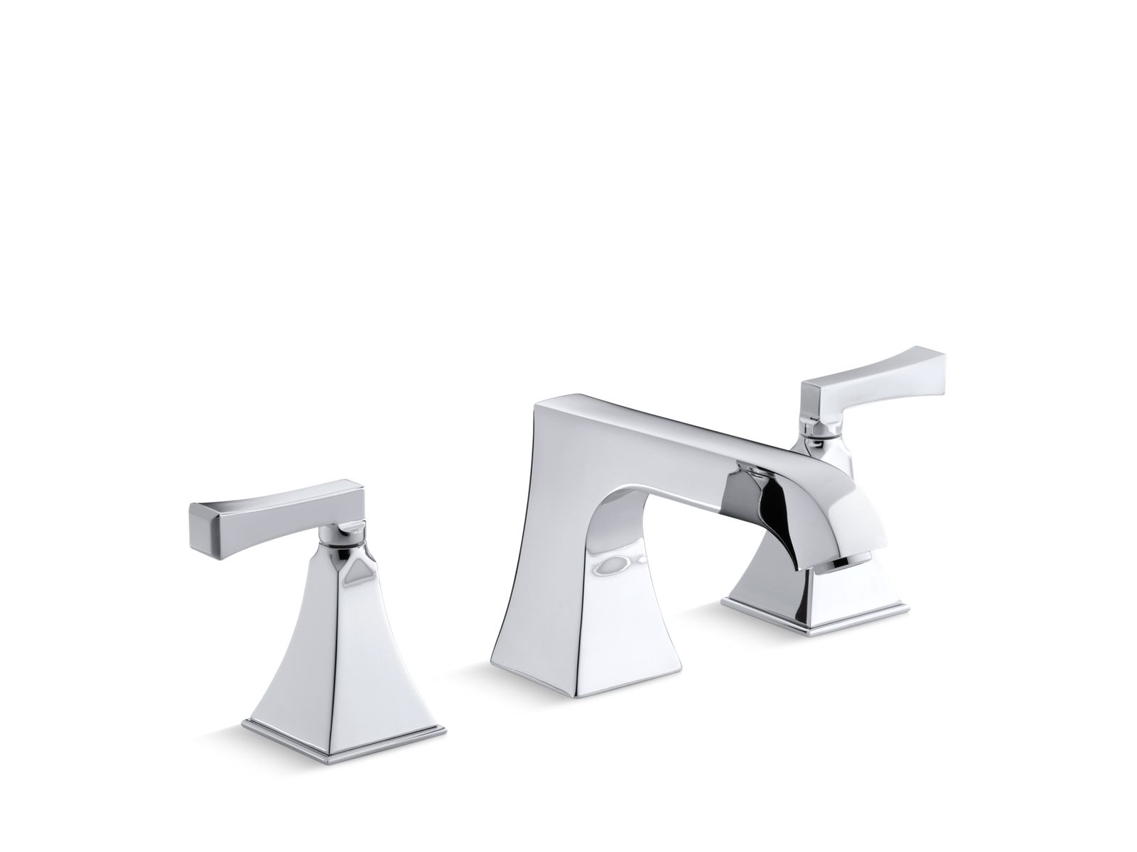 KOHLER K-T469-4V-CP Memoirs Stately Deck-Mount Bath Faucet Trim - Polished Chrome