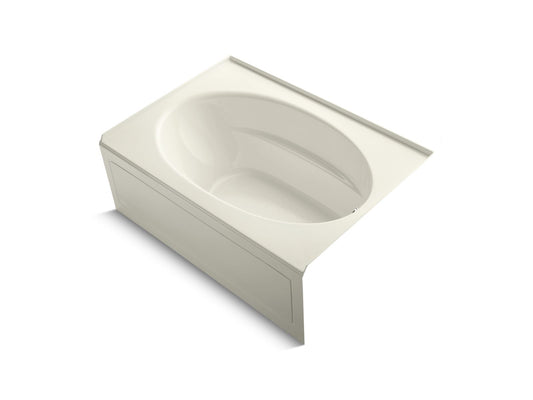 KOHLER K-1113-RA-96 Windward 60" X 42" Alcove Bath, Right Drain In Biscuit