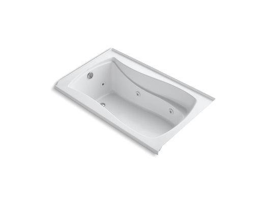 KOHLER K-1239-L-0 Mariposa 60" X 36" Alcove Whirlpool, Left Drain In White