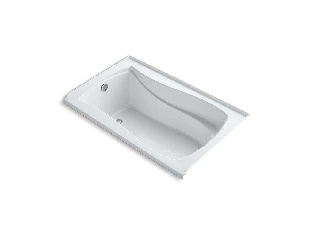 KOHLER K-1242-L-0 Mariposa 60" X 36" Alcove Bath, Left Drain - White
