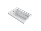 KOHLER K-1242-L-0 Mariposa 60" X 36" Alcove Bath, Left Drain - White
