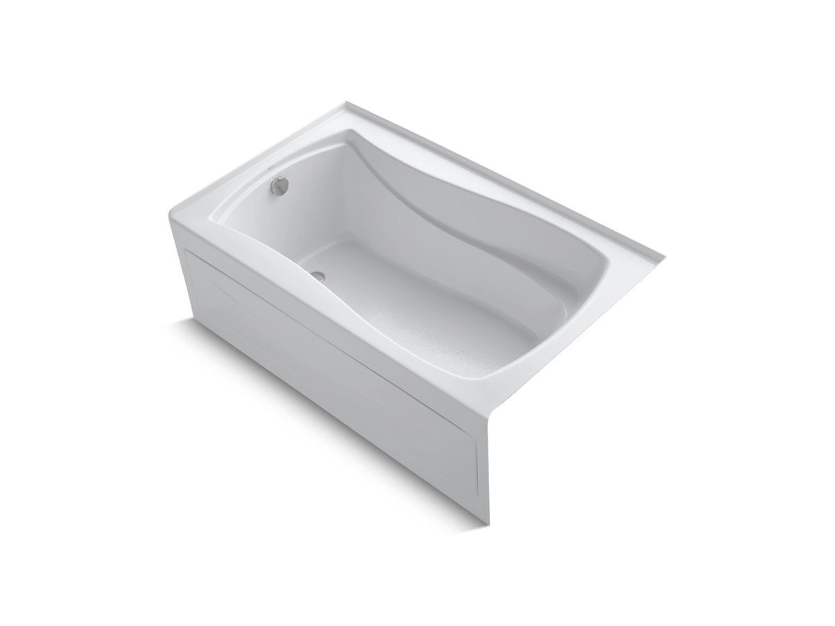 KOHLER K-1242-LA-0 Mariposa 60" X 36" Alcove Bath, Left Drain - White