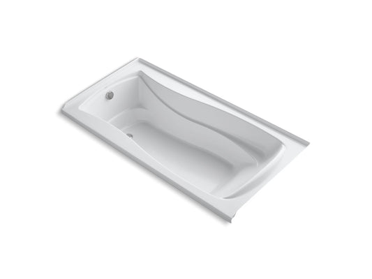 KOHLER K-1239-GHLF-0 Mariposa 60" X 36" Alcove Heated Bubblemassage Air Bath, Left Drain In White