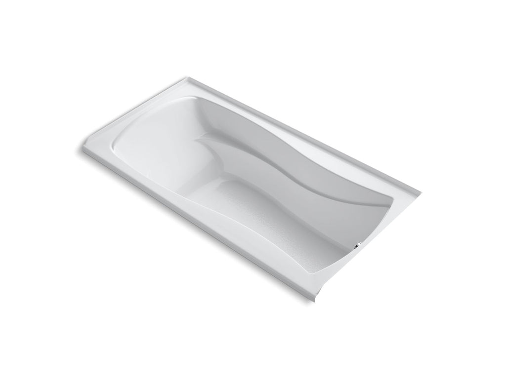 KOHLER K-1259-R-0 Mariposa 72" X 36" Alcove Bath, Right Drain - White