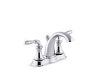 KOHLER K-393-N4-CP Devonshire Centerset Bathroom Sink Faucet, 1.2 Gpm - Polished Chrome