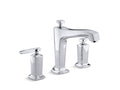 KOHLER K-T16237-4-CP Margaux Deck-Mount Bath Faucet Trim In Polished Chrome