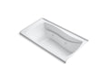 KOHLER K-1224-R-0 Mariposa 66" X 36" Alcove Whirlpool, Right Drain - White