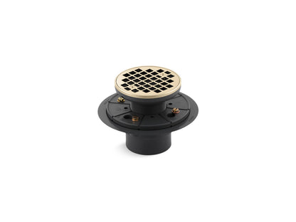 KOHLER K-9135-AF Clearflo Round design tile-in shower drain - Vibrant French Gold