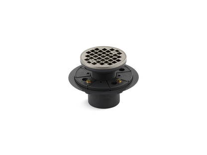 KOHLER K-9135-BN Clearflo Round design tile-in shower drain - Vibrant Brushed Nickel