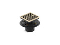 KOHLER K-9136-AF Clearflo Square Design Tile-In Shower Drain - Vibrant French Gold