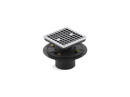 KOHLER K-9136-TT Clearflo Square design tile-in shower drain - Vibrant Titanium