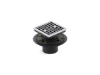 KOHLER K-9136-CP Clearflo Square Design Tile-In Shower Drain - Polished Chrome
