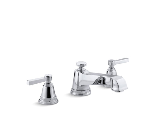 KOHLER K-T13140-4A-CP Pinstripe Pure Deck-Mount Bath Faucet Trim In Polished Chrome