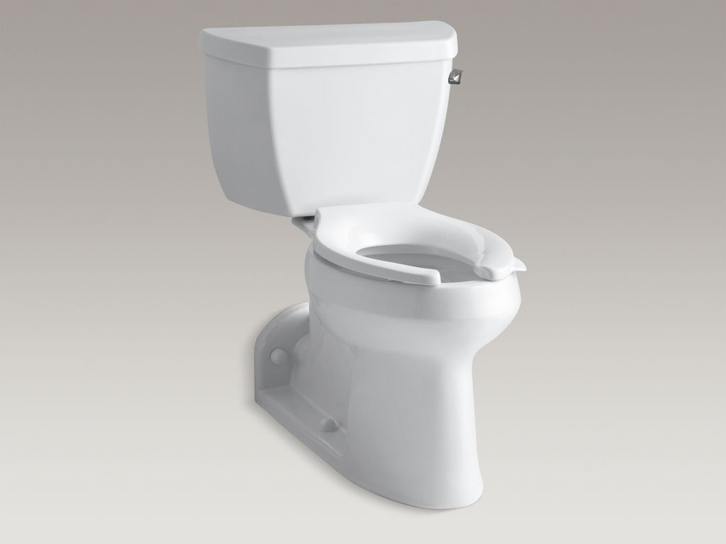 KOHLER K-3578-RA-96 Barrington Two-Piece Elongated Toilet, 1.0 Gpf - Biscuit