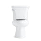 KOHLER K-3978-0 Wellworth Two-Piece Elongated Toilet, 1.6 Gpf In White