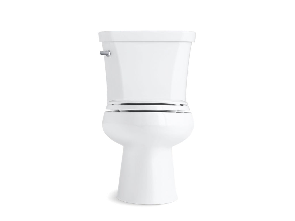 KOHLER K-3998-UT-0 Wellworth Two-Piece Elongated Toilet, 1.28 Gpf - White