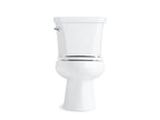 KOHLER K-3998-UT-0 Wellworth Two-Piece Elongated Toilet, 1.28 Gpf - White