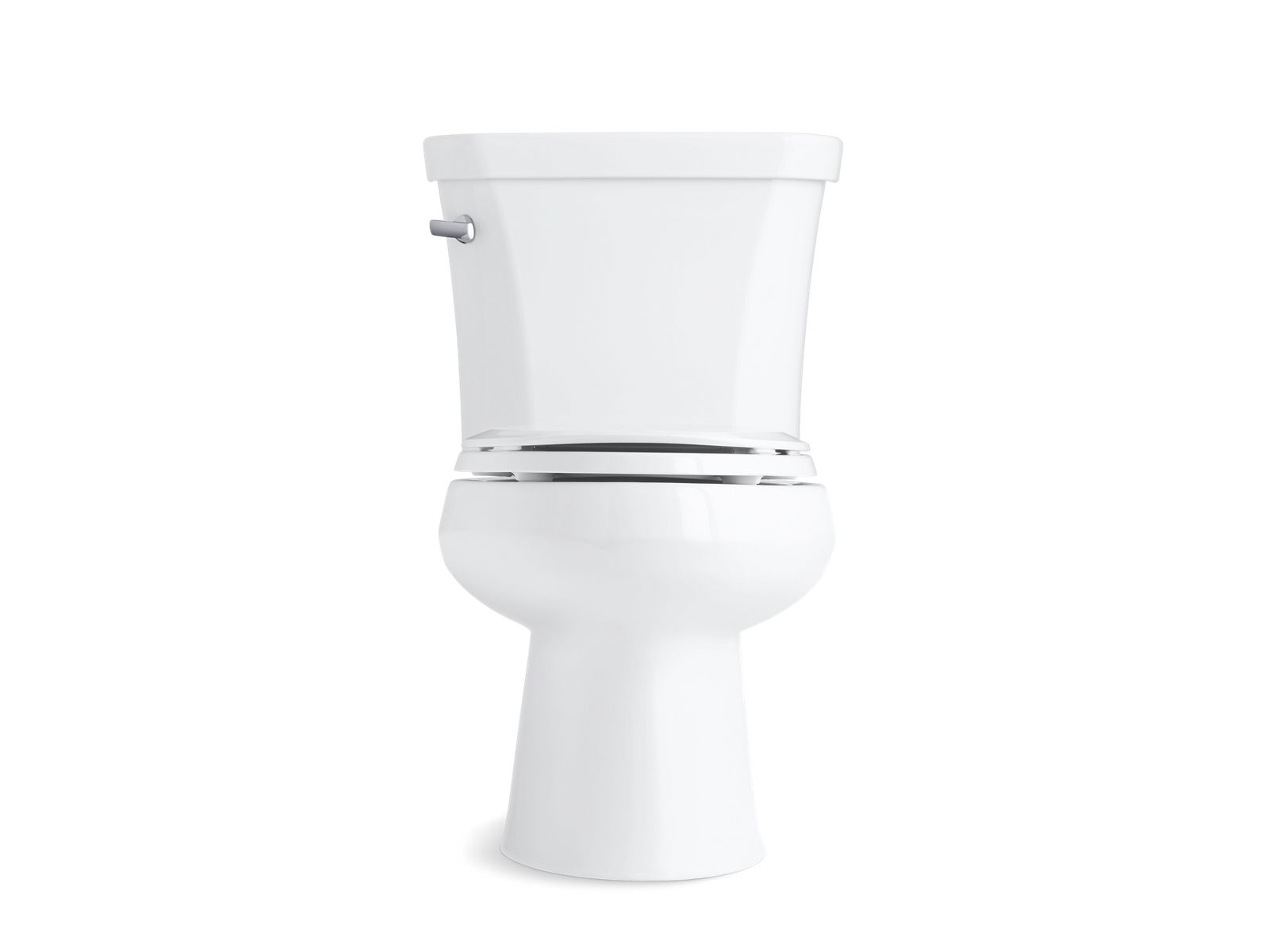 KOHLER K-3998-UT-0 Wellworth Two-Piece Elongated Toilet, 1.28 Gpf - White