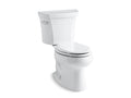 KOHLER K-3998-UT-0 Wellworth Two-Piece Elongated Toilet, 1.28 Gpf - White