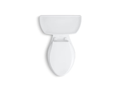 KOHLER Wellworth Two-piece elongated toilet, 1.28 gpf - White, K-3998-UT-0