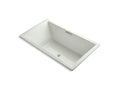 KOHLER K-1174-GH-NY Underscore 72" X 42" Drop-In Heated Bubblemassage Air Bath In Dune