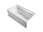 KOHLER K-1259-RA-0 Mariposa 72" X 36" Alcove Bath, Right Drain - White
