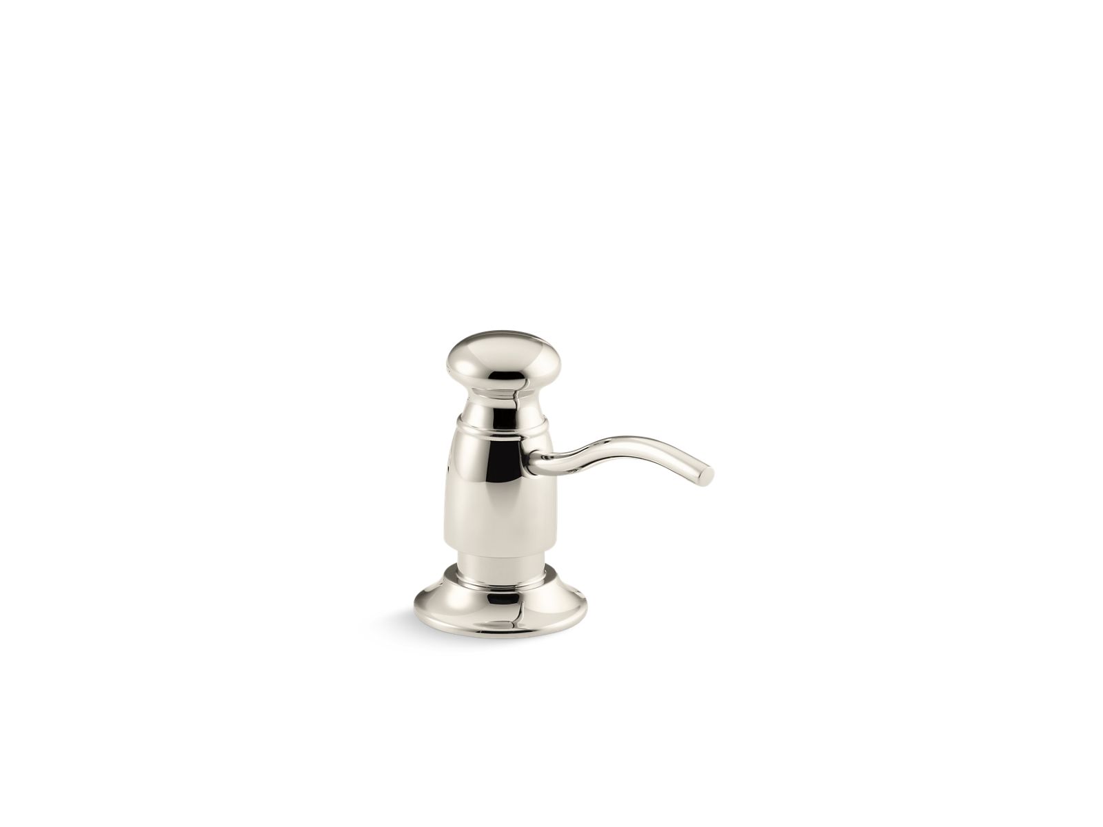 KOHLER K-1894-C-SN Traditional Soap/Lotion Dispenser - Vibrant Polished Nickel