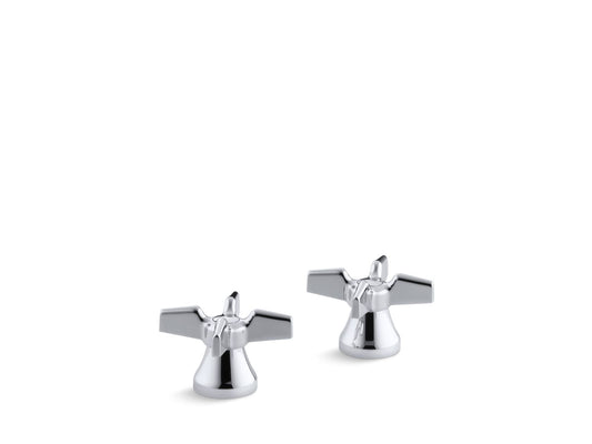 KOHLER K-16010-3-CP Triton Cross Handles For Centerset Base Faucet In Polished Chrome