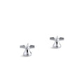 KOHLER K-16012-3-CP Triton Cross Handles For Widespread Base Faucet - Polished Chrome