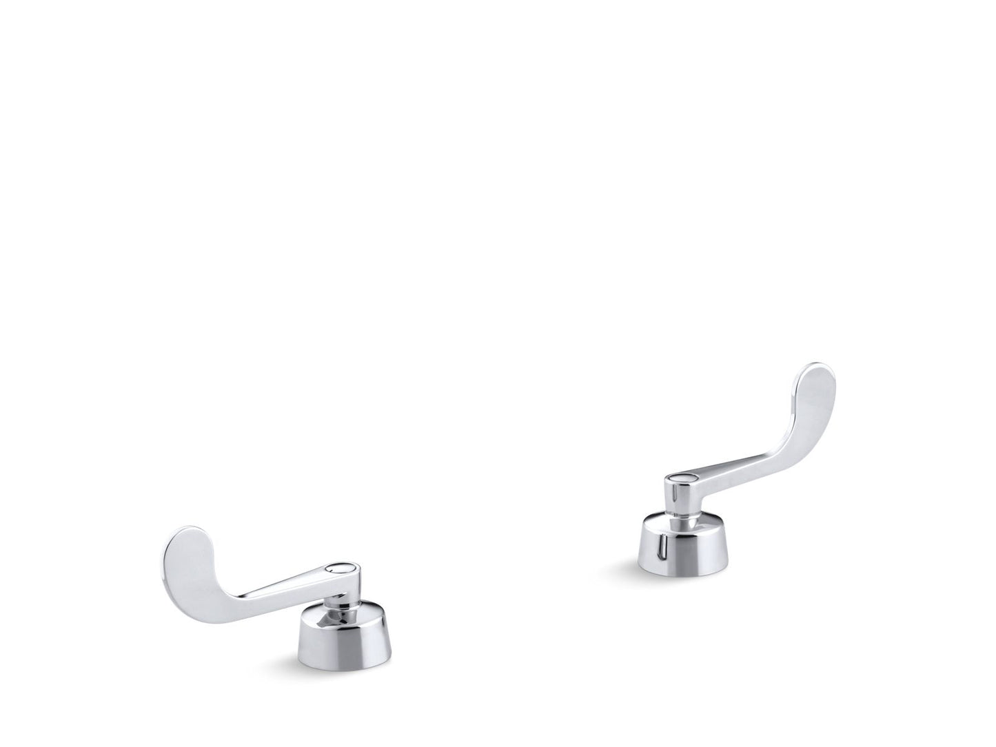 KOHLER K-16012-5-CP Triton Wristblade Lever Handles For Widespread Base Faucet In Polished Chrome