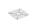 KOHLER K-3142-ST Poise Stainless Steel Sink Rack, 13-3/16" X 13-3/16", For Kitchen And Bar Sinks - Stainless Steel