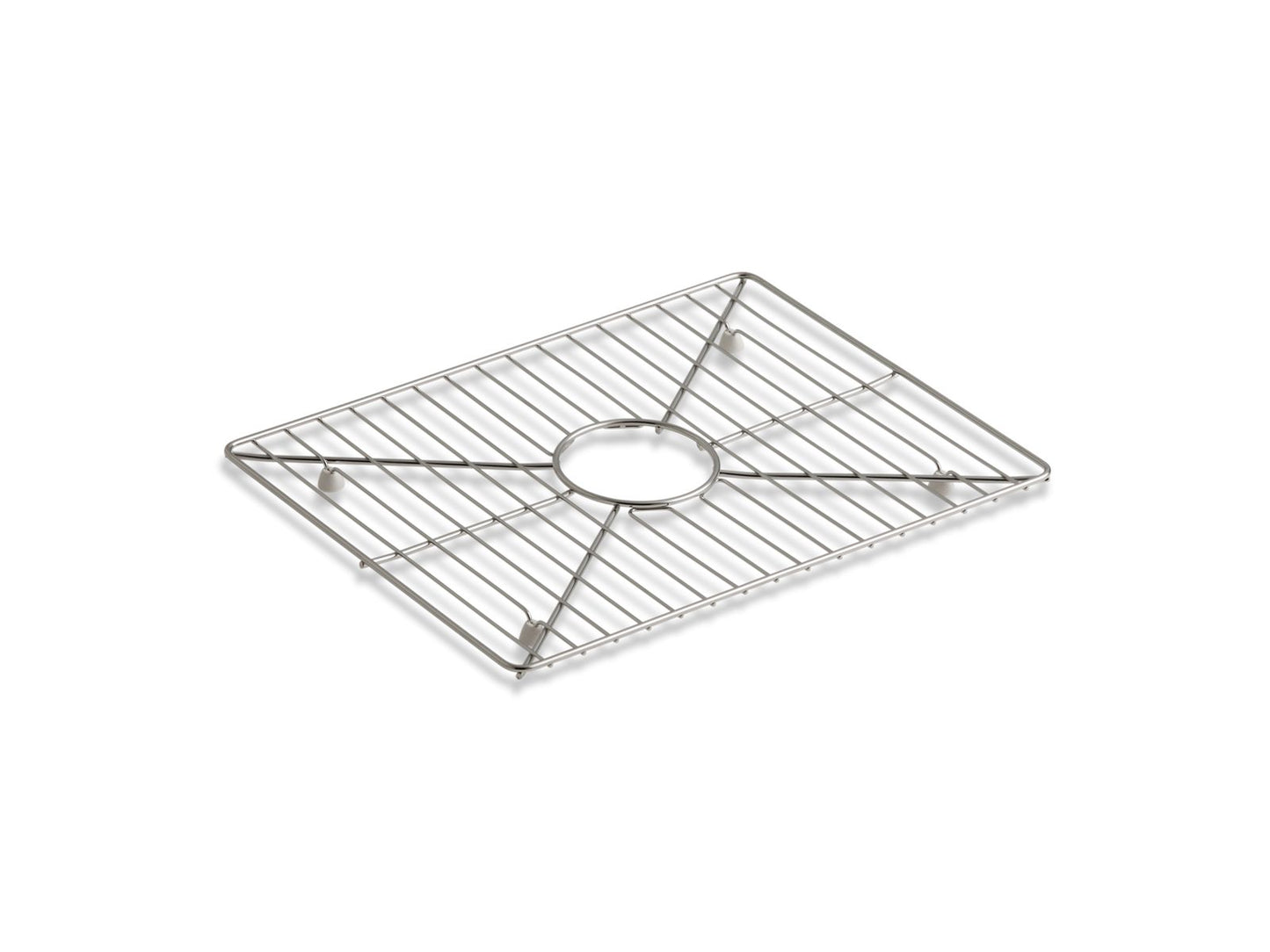 KOHLER K-3143-ST Poise Stainless Steel Sink Rack, 17-3/16" X 13-3/16", For Kitchen Sink In Stainless Steel