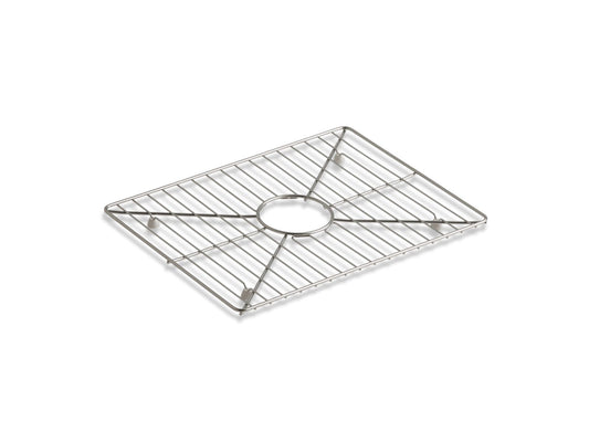 KOHLER K-3143-ST Poise Stainless Steel Sink Rack, 17-3/16" X 13-3/16", For Kitchen Sink In Stainless Steel