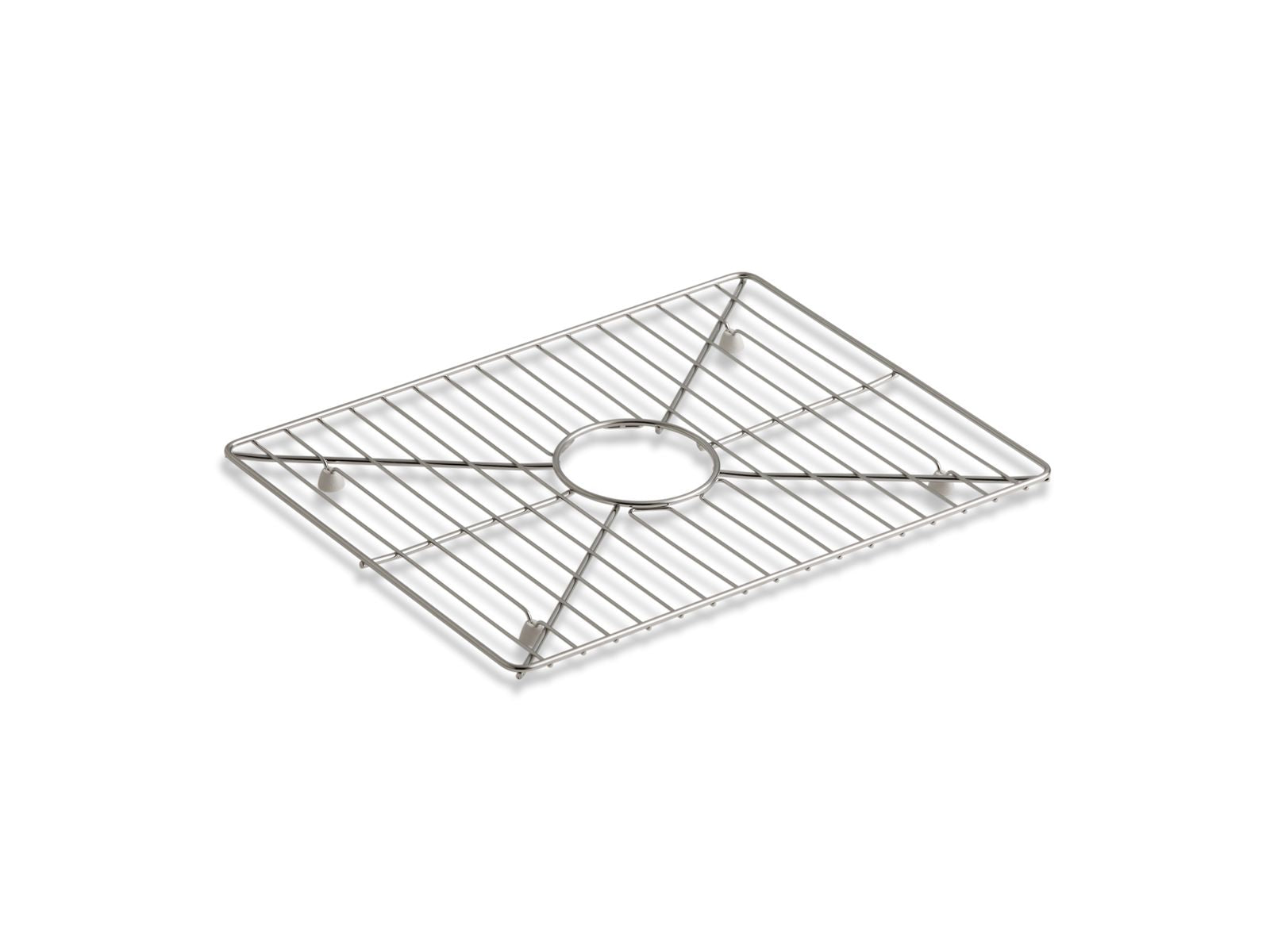 KOHLER K-3143-ST Poise Stainless Steel Sink Rack, 17-3/16" X 13-3/16", For Kitchen Sink - Stainless Steel
