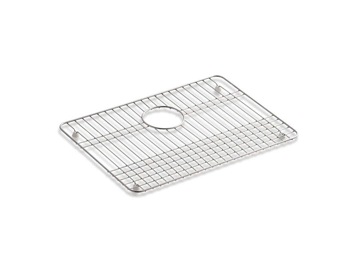 KOHLER K-3192-ST Iron/Tones Stainless Steel Sink Rack, 19-1/2" X 14" For Iron/Tones Kitchen Sinks - Stainless Steel
