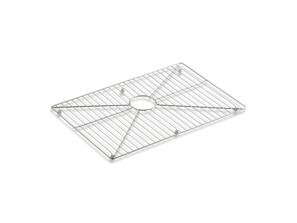 KOHLER K-6466-ST Vault Strive Stainless Steel Sink Rack, 26" X 16-11/16" For 30" Single-Bowl Apron-Front Sink - Stainless Steel