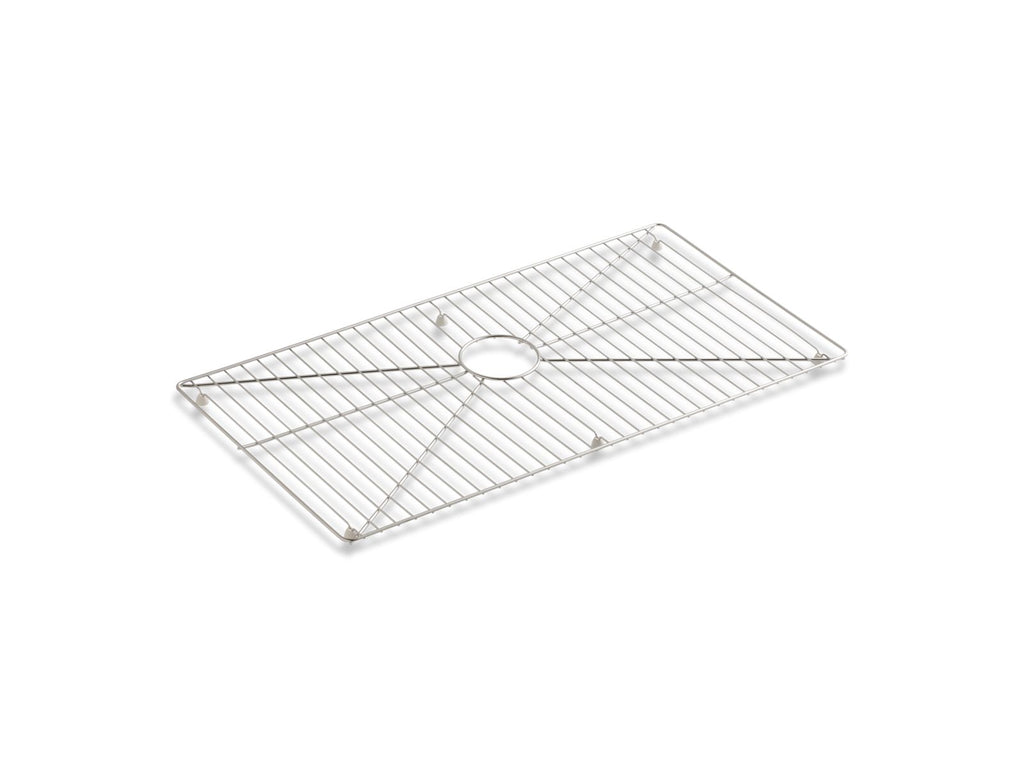 KOHLER K-6474-ST Vault Stainless Steel Sink Rack, 32" X 16-11/16" For 36" Single-Bowl Apron-Front Sink - Stainless Steel
