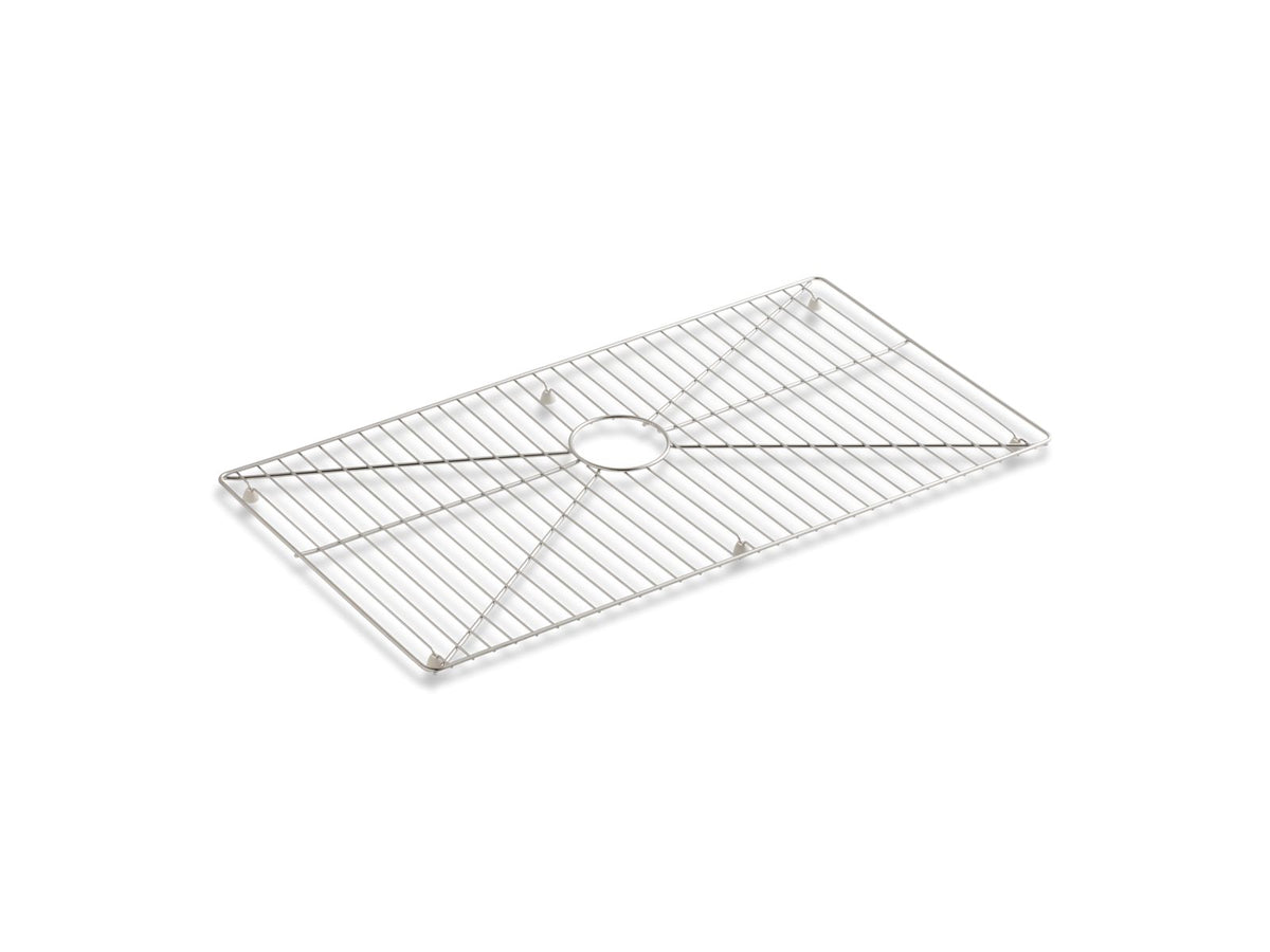 KOHLER K-6474-ST Vault Stainless Steel Sink Rack, 32" X 16-11/16" For 36" Single-Bowl Apron-Front Sink - Stainless Steel