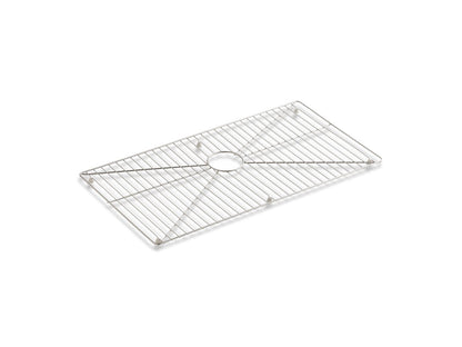 KOHLER K-6474-ST Vault Stainless steel sink rack, 32" x 16-11/16" for 36" single-bowl apron-front sink - Stainless Steel