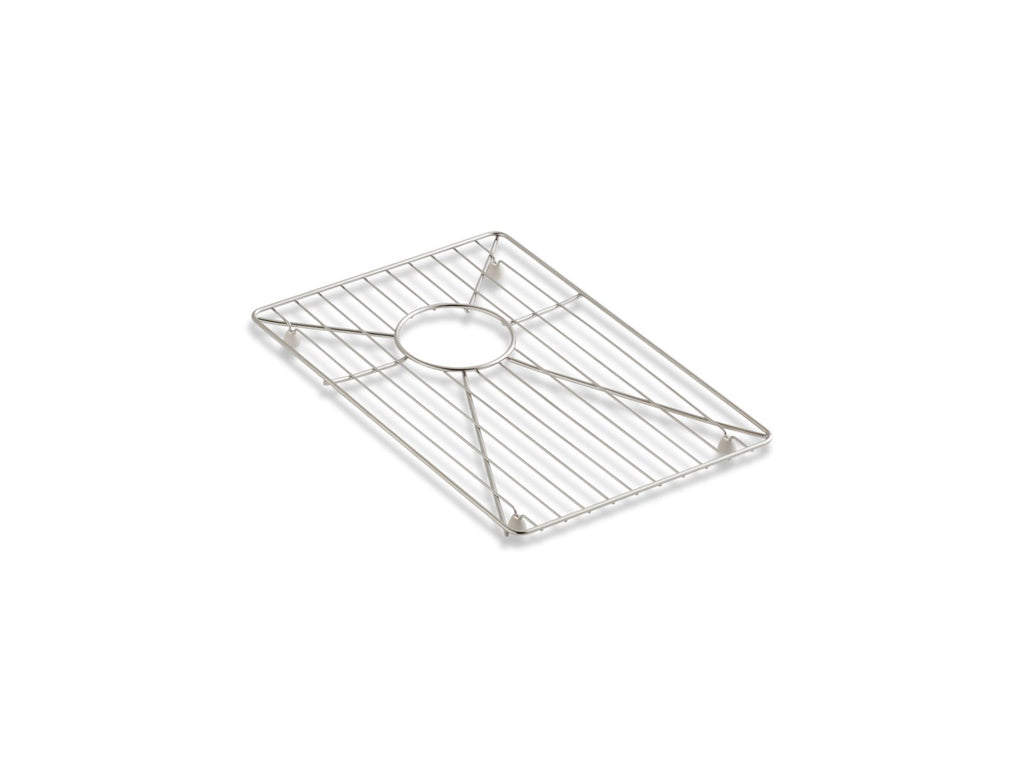 KOHLER K-6477-ST Vault Strive Stainless Steel Sink Rack, 11-3/16" X 16-11/16" For 36" Offset Apron-Front Sink - Stainless Steel