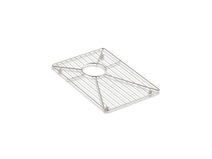 KOHLER K-6477-ST Vault Strive Stainless steel sink rack, 11-3/16" x 16-11/16" for 36" offset apron-front sink - Stainless Steel