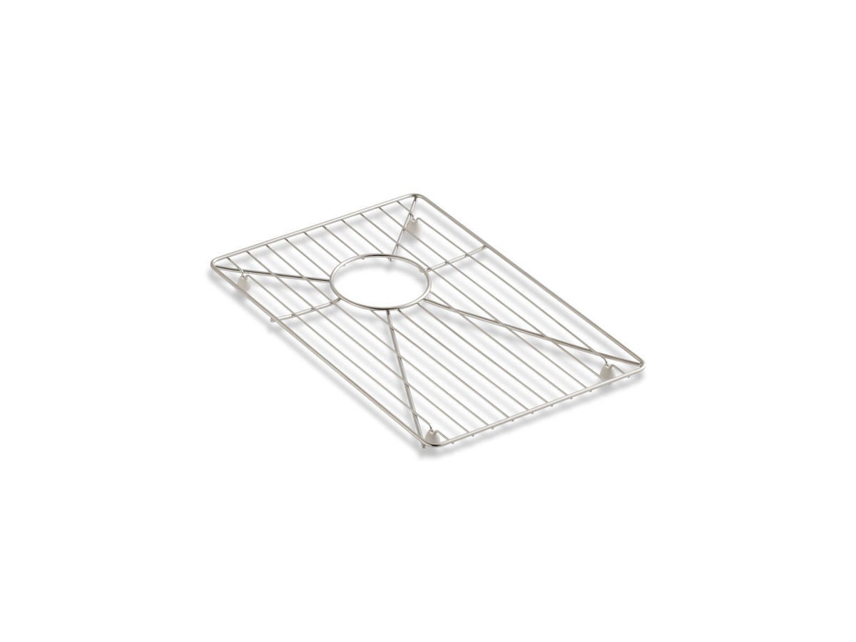 KOHLER K-6477-ST Vault Strive Stainless Steel Sink Rack, 11-3/16" X 16-11/16" For 36" Offset Apron-Front Sink - Stainless Steel