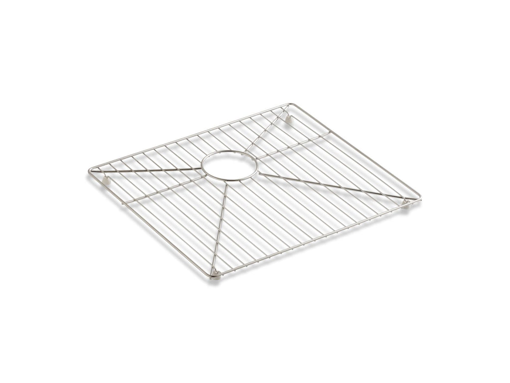 KOHLER K-6476-ST Vault Strive Stainless Steel Sink Rack, 19-3/16" X 16-11/16" For 36" Offset Apron-Front Sink - Stainless Steel