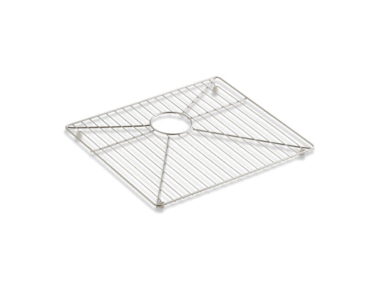 KOHLER K-6476-ST Vault Strive Stainless steel sink rack, 19-3/16" x 16-11/16" for 36" offset apron-front sink - Stainless Steel