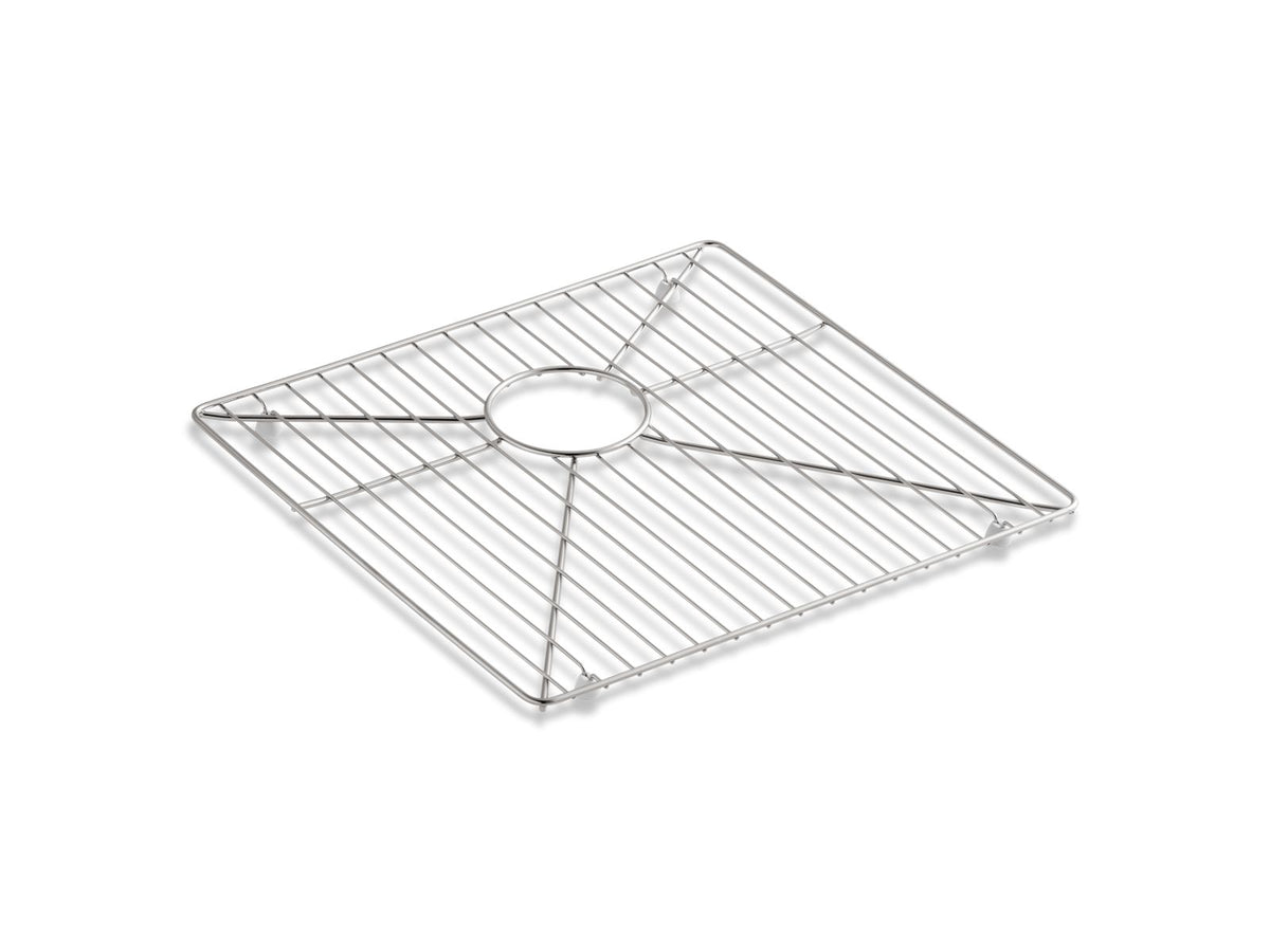 KOHLER K-6646-ST Vault Strive Stainless Steel Sink Rack For Left Bowl, 16-15/16" X 15-15/16" - Stainless Steel