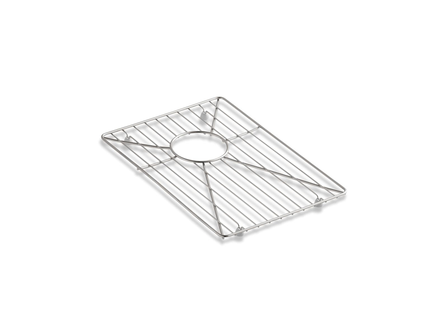 KOHLER K-6647-ST Vault Strive Stainless steel sink rack for right bowl, 15-15/16" x 11-1/16" - Stainless Steel